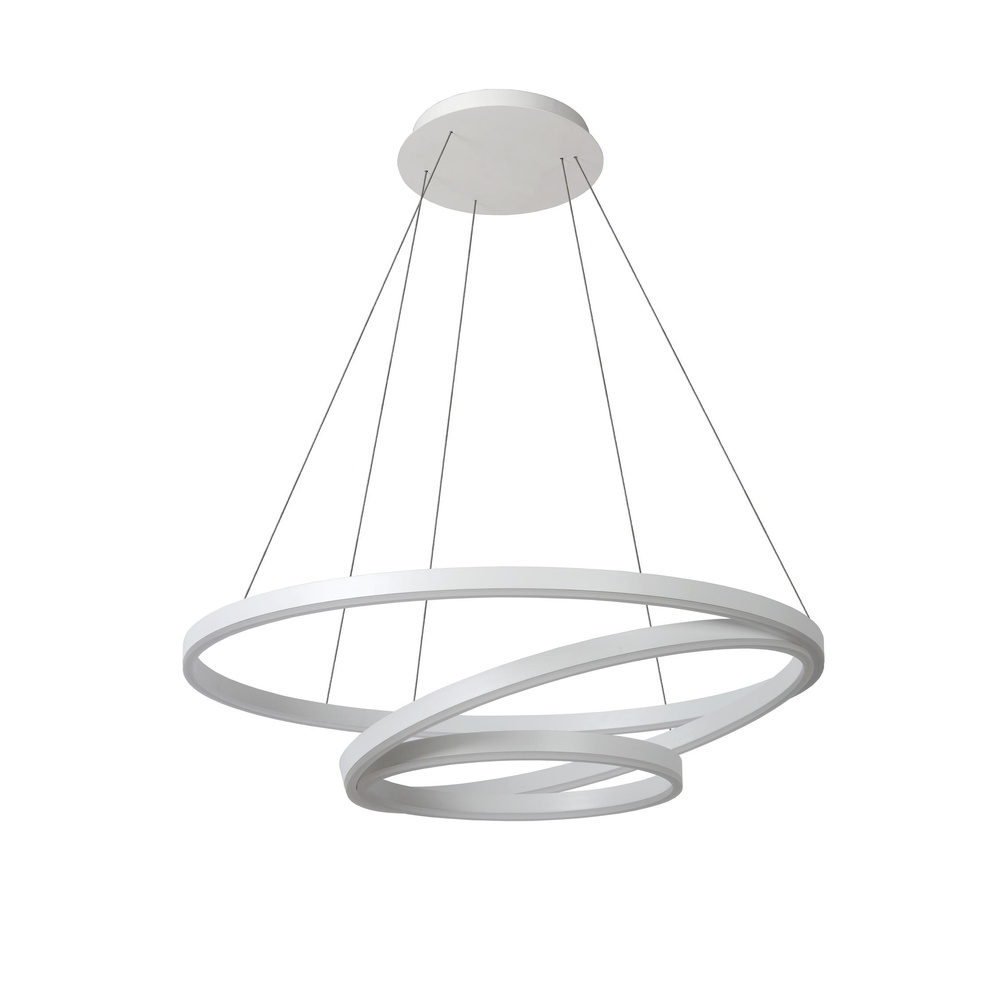 Lucide Moderne hanglampTriniti dimbaar wit - 46402/99/31